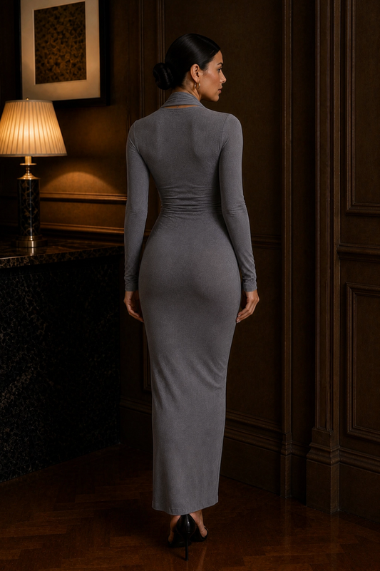 Vestido con poncho