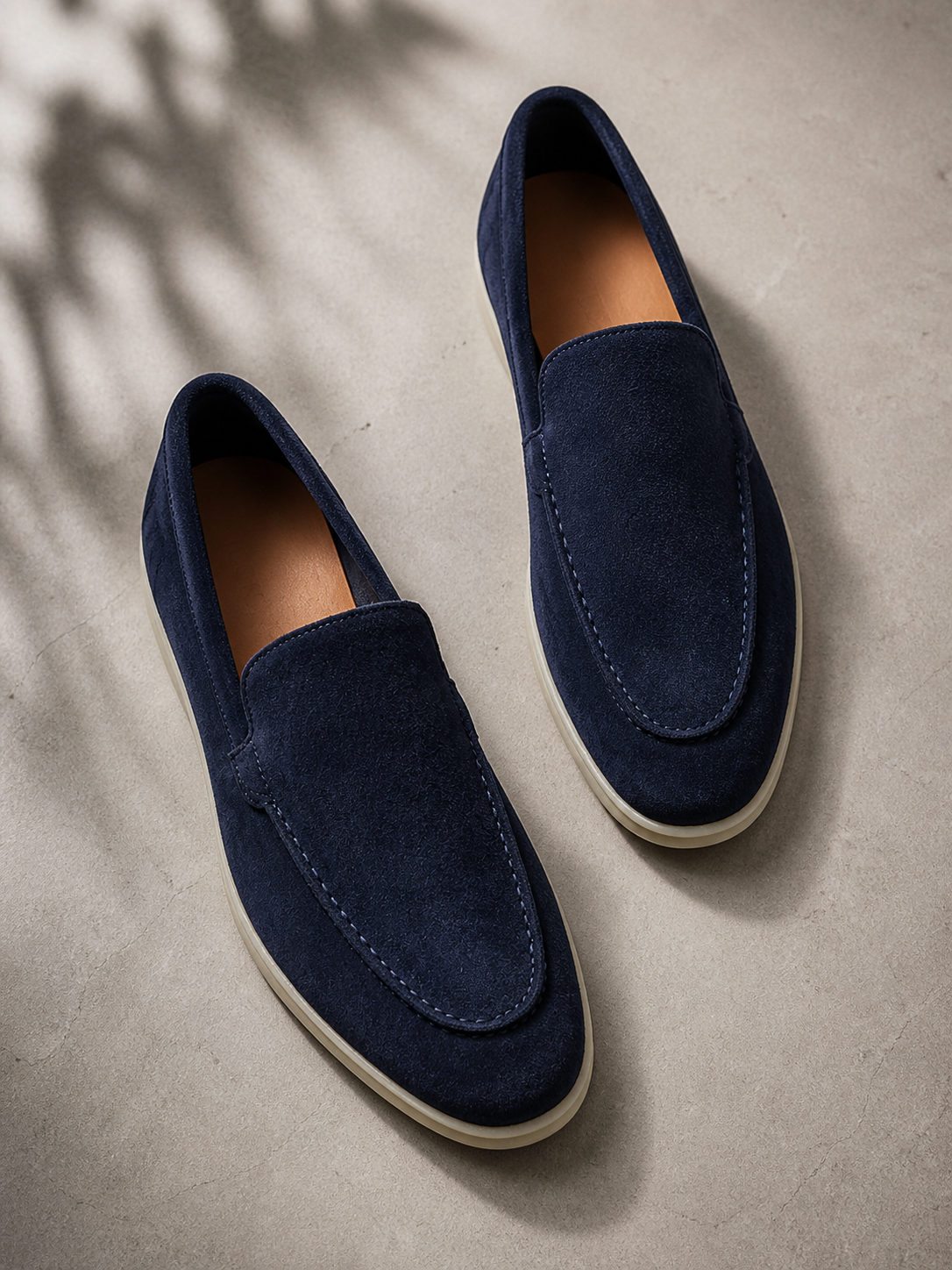 Onyx Navy Blue Suede Loafer