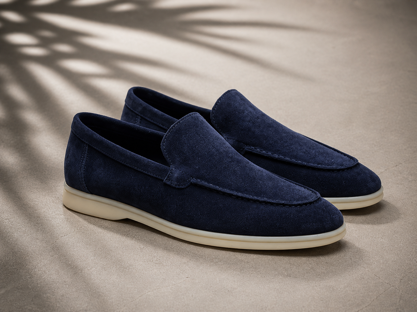 Onyx Navy Blue Suede Loafer