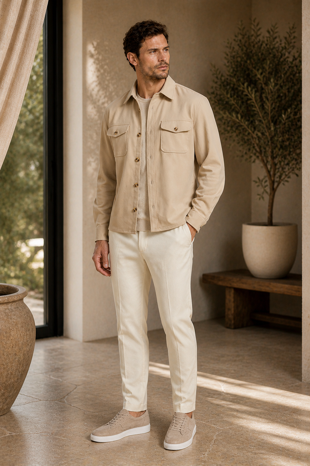 Light Beige Atelier Jacket