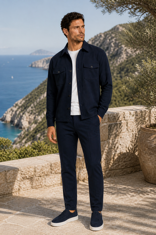 Navy Blue Atelier Jacket