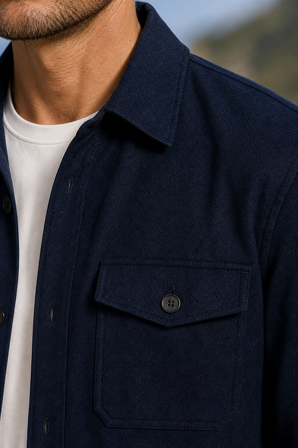 Navy Blue Atelier Jacket