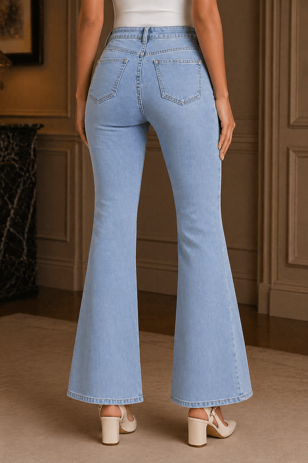 Azure Flare Jeans