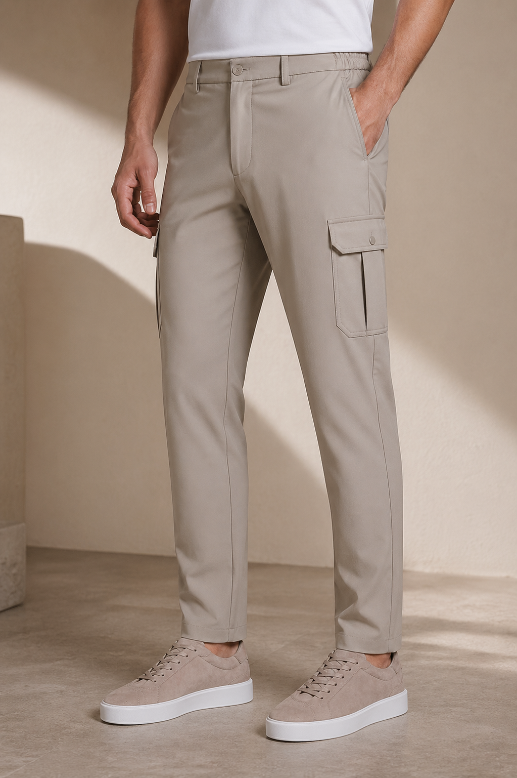 Ébano Beige Cargo Tailored
