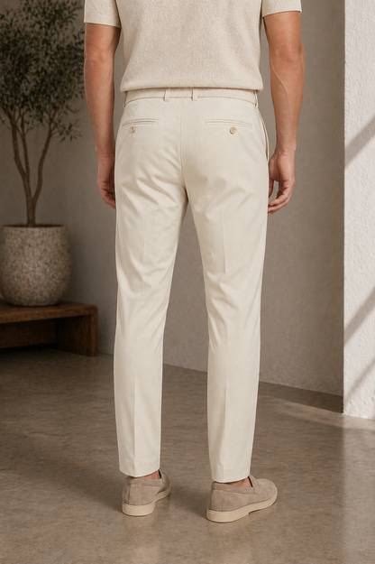 Midnight Beige Tailored Slim