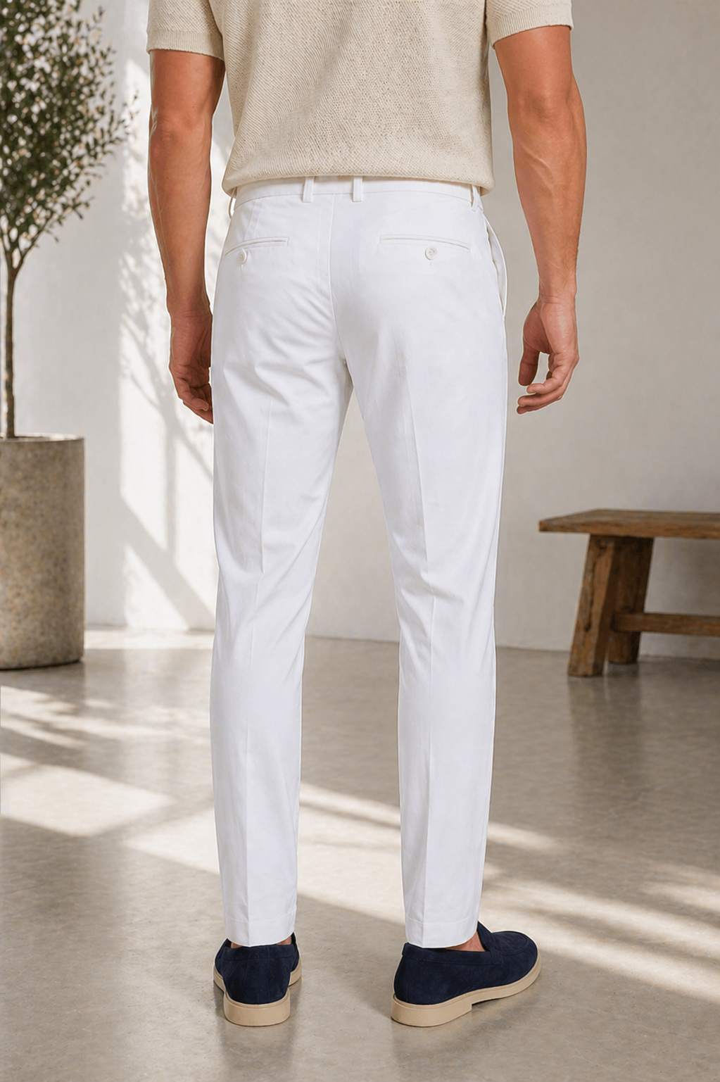 Midnight White Tailored Slim
