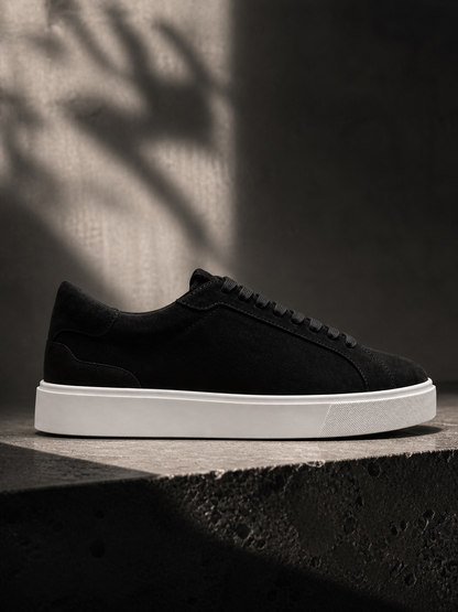Arena Black Suede Court
