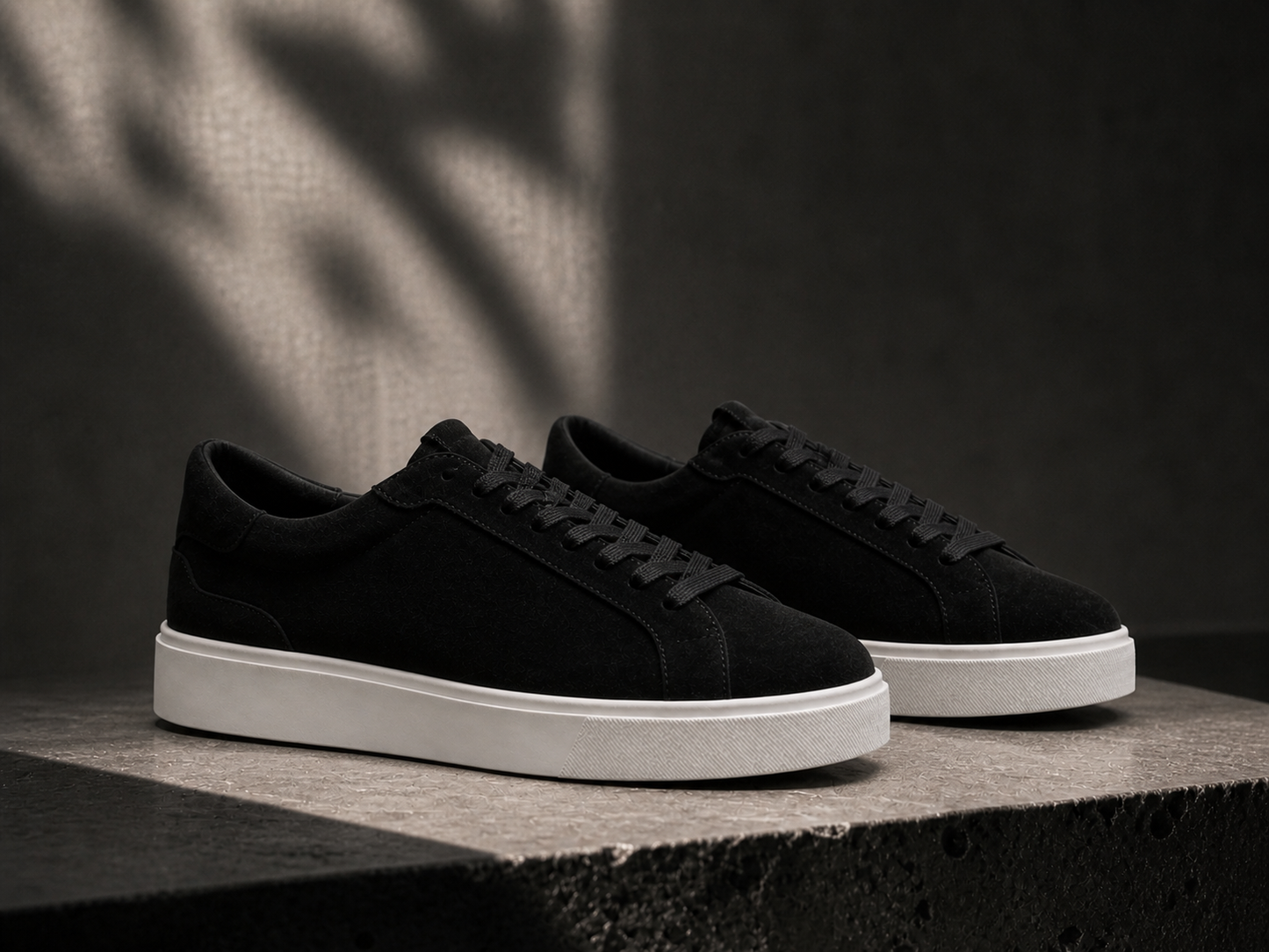 Arena Black Suede Court