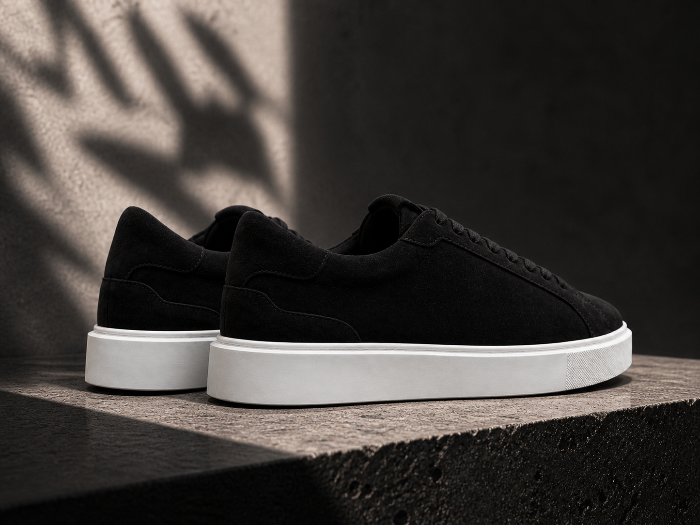 Arena Black Suede Court