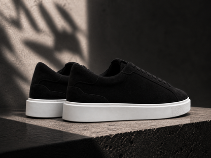 Arena Black Suede Court