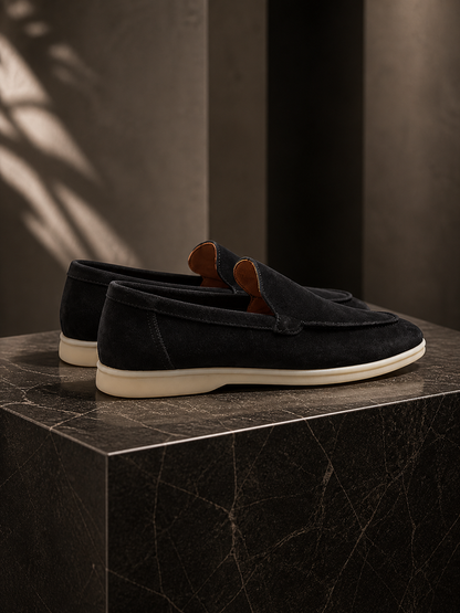 Onyx Black Suede Loafer